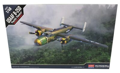Academy 1/48 USAAF B-25D Pacific Theatre Medium Bomber Aircraft   PKAY12328