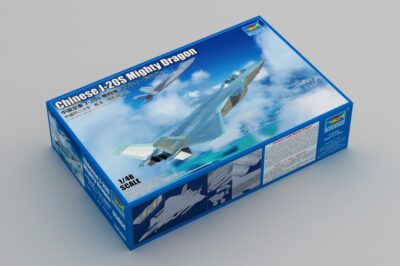 Trumpeter Chinese Air Force J-20S Mighty Dragon Twin-Seat Stealth Aircraft 1:48 PKTM05864