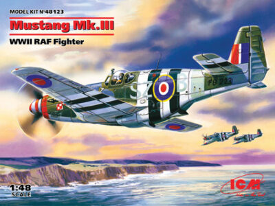 ICM Mustang Mk.III, WWII RAF Fighter Plane 1:48 ICM48123
