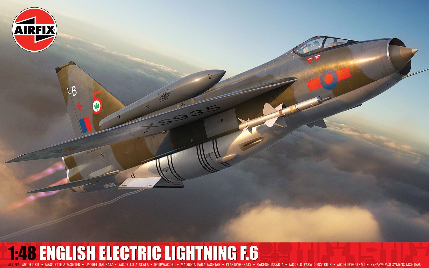 Airfix English Electric Lightning F.6 1/48 A09178A
