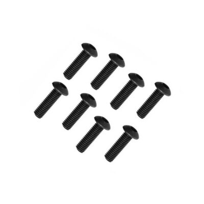 FTX BUTTON HEAD HEX SCREW M3 X 10MM (8PC) FTX-SBH043