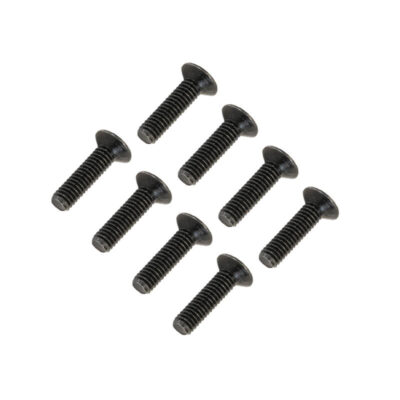 FTX FLAT HEAD HEX SCREW M3 X 10MM (8PC) FTX-SFH044
