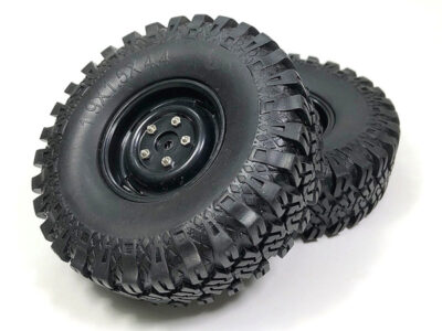 Absima Wheel Set Crawler Standard Sponge 114mm 1:10 (2) 2500035