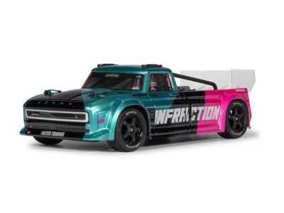 Arrma 1/8 INFRACTION 223S DSC 4X4 RTR Street Bash, Teal/Pink C-ARA4315V4T3